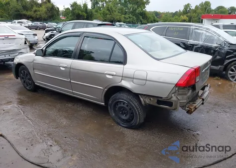 2003 Honda Civic Ex from USA, damaged, VIN 2HGES26783H559121